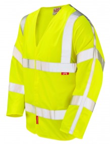 Leo Parkham LFS  Sleeved Waistcoat Yellow High Visibility